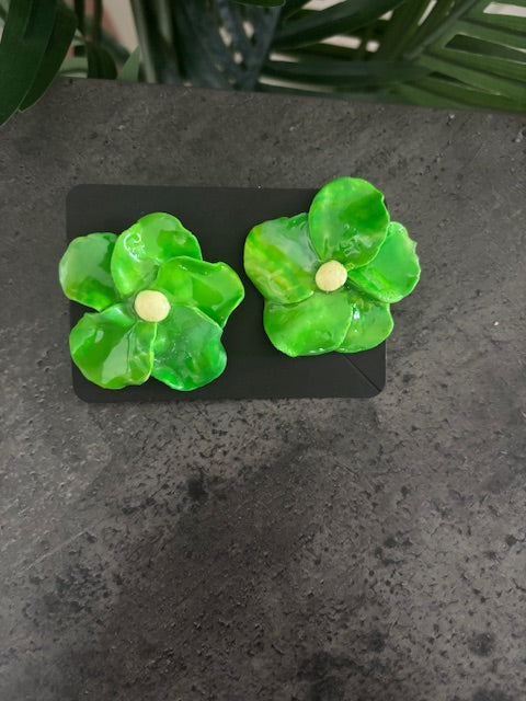 Boucle d'oreille Fleur 5 Pétales