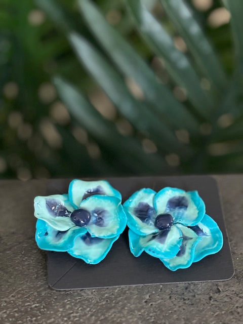 Boucle d'oreille Fleur 5 Pétales