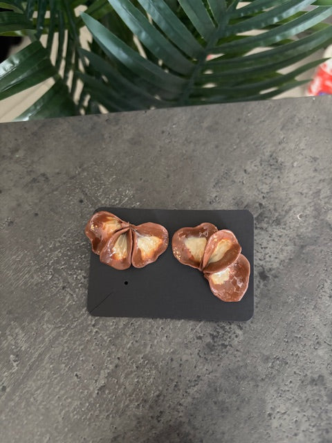 Boucle d' oreille 3 pétales