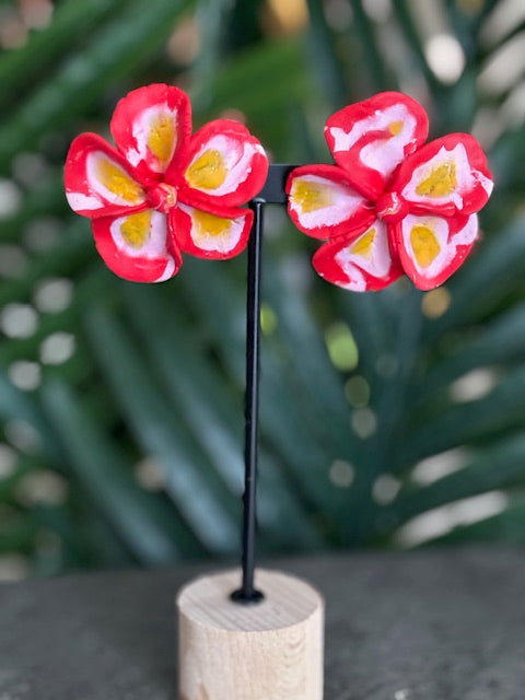 Boucle d'oreille Fleur 5 Pétales