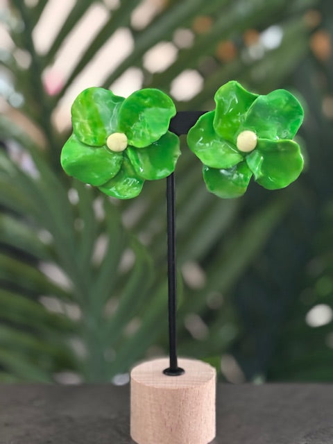 Boucle d'oreille Fleur 5 Pétales